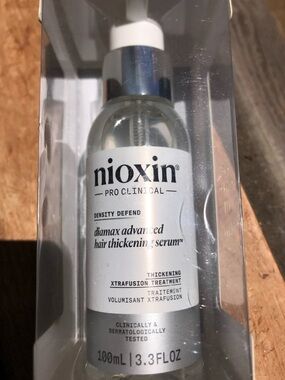 Nioxin Diamax Advanced Hair Thickening Serum - Clear Bottle